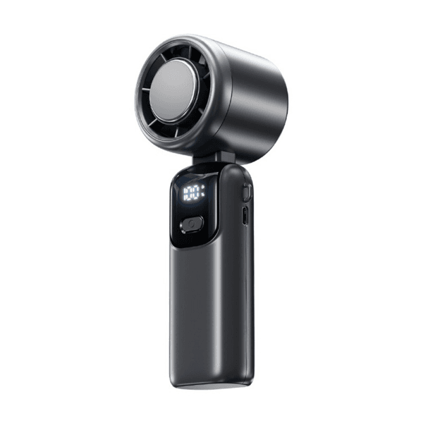 Portable Mini Turbo Fan — USB Rechargeable, LED Display