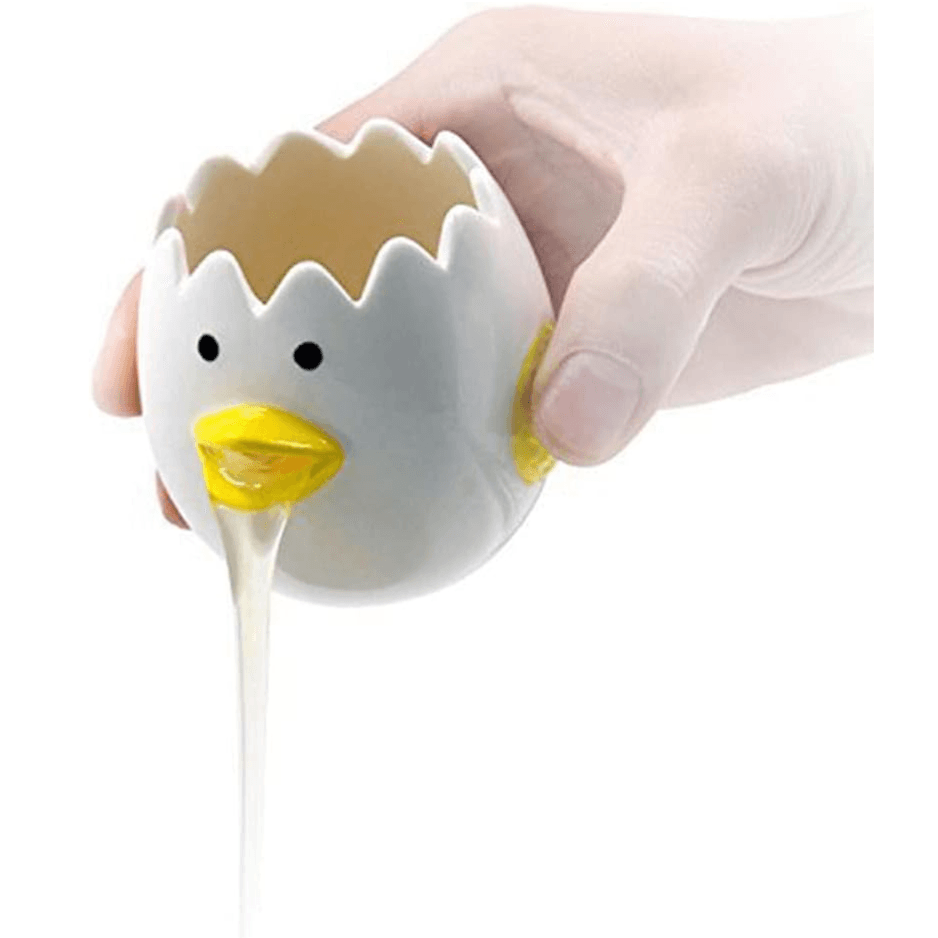Novelty Ceramic Chicken Egg Yolk Separator — Baking Tool